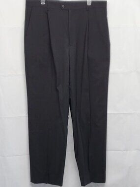 Wilke Rodriguez Mens Dress Pants Trousers 38X34 (Fit 38  X 32 ) Wool Blend Lined